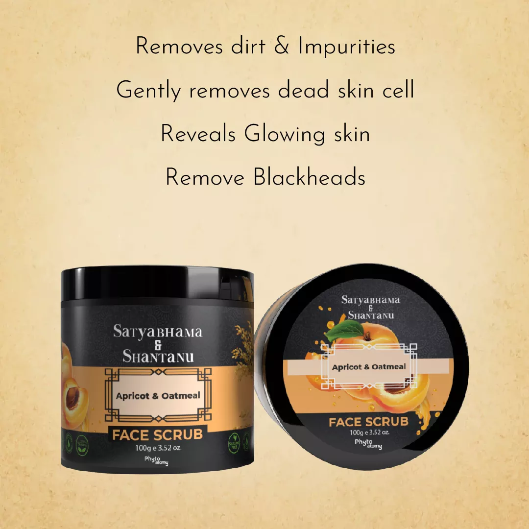 Apricot & Oatmeal Face Scrub (100g)